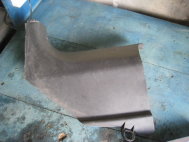 Накладка порога Опель Антара переднего левого внутрення угловая 96810133, 4804241, - БУ