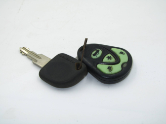 Ключ замка зажигания 96611865 96611866 96255816 Daewoo Matiz и брелок Avital - Б-4, - БУ