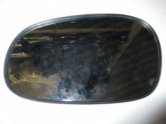 Зеркальный элемент Шевроле Ланос зеркала левого 96273265 двойные защелки, - General Motors