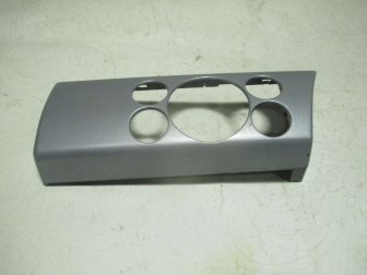 Накладка блока управления света фар Опель Астра H 13124865 33185434 - Серебро, - БУ