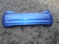 Бампер задний Шевроле Авео Т200 Хэтчбек 96543017 - БУ - Синий CK-4