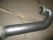 Патрубок воздушного фильтра Опель Антара, Шевроле Каптива 3,2 литра 96628939, 4807918, - БУ