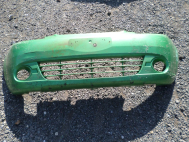 Бампер передний Шевроле Спарк М200 96600167 96590728 - цвет Зеленый, - БУ