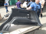 Облицовка багажника Опель Антара боковая нижняя правая 20984003, 4801958, 96662568, - БУ Черная К-15