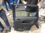 Петля двери задней правой верхняя 1518394 Фиеста Fiesta, Fusion с 2002 г, - БУ Синяя FF-15