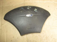 Подушка безопасности Форд Фокус 1 водительская 98ABA042B85DCYYFY 1087768 - 4 спицы, - БУ К-2