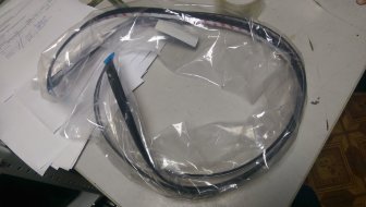 Молдинг стекла лобового 861311R000 ветрового Kia Rio 3 с 2011 г, до рестаил, - Kia