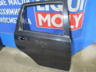 Дверь задняя правая Шевроле Авео Т255 Хэтчбек 96897598 - голая - Черная D104 - есть 2 вмятинки, - БУ