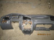 Торпеда Шевроле Ланос панель передняя приборная 96235802 в сборе с воздуховодами, - БУ