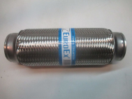 Гофра глушителя 55x230 приемной трубы 3-х слойная для автомобилей, - EuroEX