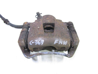 Суппорт передний правый 96418872 96549789 Шевроле Лачетти Gentra - со скобой в сборе - C-767 - БУ