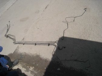 Трубка топливная магистральная 1347373, 1324509, 3M51-9D668-DF подачи топлива Форд Фокус 2, - БУ