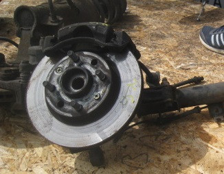 Диск тормозной передний 90121445 Авео Ланос Нексия Спарк М300 R13 1,5л 8V - БУ-2