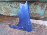 Крыло Шевроле Авео Т200 переднее левое 96540887 - БУ Синее CK-97 - есть вмятины