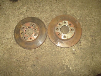 Диск тормозной передний 90121445 Авео Ланос Нексия Спарк М300 R13 1,5л 8V - БУ-1