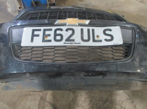 Решетка радиатора Шевроле Авео Т300 нижняя 95019926, 95415507 Седан Х/Б без хрома - БУ 