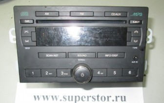 Магнитола Шевроле Авео Т250 - штатная 2-х диновая 95961414, MP3 - Америка, - БУ