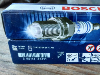 Свеча зажигания K20TR11, 0242235668 для Шевроле Ланос 16 клапанный двигатель, - Bosch