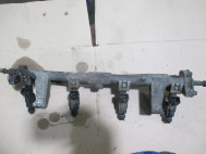 Рампа топливная Форд Фокус 1 - 1711076, 988F9D280AG Zetec-E 16V 115лс C18HDEZ, EYDC 1053820, - БУ