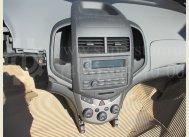 Накладка центральной панели под магнитоллу 95157876, 95460911 Шевроле Авео Т300, - БУ Черная