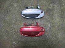 Ручка двери наружная передней левой 96409548, 96409601, 96541631 Шевроле Авео Т200 и 255 - Сер, - БУ 