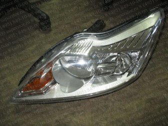 Фара левая Форд Фокус 2 с 2008 года 1521193, 1744977 Хром с электрокорректором, - NSP