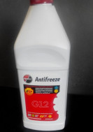 Антифриз G12 красный 1 литр 93742646, 93742647 FENOX Universal, - Fenox