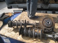 Пыльник амортизатора Шевроле Авео, Спарк переднего 96535008, - БУ-2