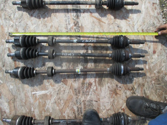 Привод правый 96396122 Шевроле Спарк с АКПП и МКПП 1,0 литр с АБС 96897322 96897322 в сборе - БУ