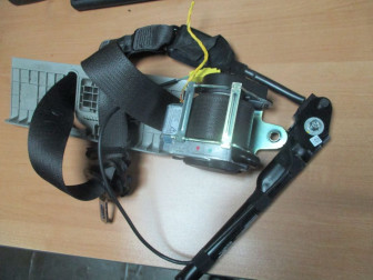 Ремень безопасности - Преднатяжитель передний правый 13297078 RH Шевроле Орланд с пиропатроном, - БУ