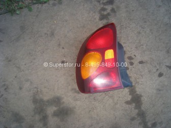 Фонарь левый задний 96460275, 96460277 Шевроле Ланос - красный габарит - БУ LR-10