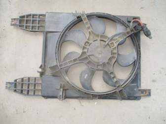 Вентилятор радиатора Шевроле Авео Т200-255 большой 95950465, 94567001, 96808149 - БУ