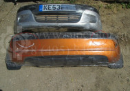 Бампер задний Дэу Матиз 96563473 - с 1998 года - БУ Оранжевый - без крышки под буксир