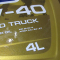 Замена моторной полусинтетики 10W40 (4 литра) NGN SUPER UHPD TRUCK A-LINE ACEA A3/B4, - NGN