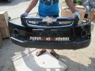 Накладка номерного знака 96803633 переднего бампера Шевроле Каптива, - БУ