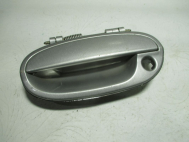 Ручка двери наружная передней левой 96601581 96601472 Шевроле Спарк M200 - Серебро - под ключ, - БУ