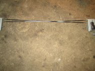 Петля крышки багажника -Торсион правый крышки багажника 96304598 Шевроле Ланос, - БУ