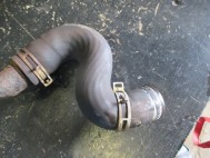 Шланг радиатора нижний YS4Z8286CA передний Форд Фокус 1 мотор 2,0 литра 8V Split Port, - БУ