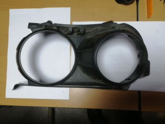 Ободок фары левой 95048781 Шевроле Авео Т300 Черный, - БУ