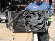 Вентилятор кондиционера Опель Астра H для моторов Z18XE, Z18XER, A18XER 13126382, 1341376  - БУ