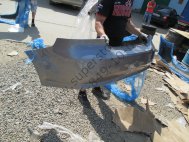 Бампер задний Шевроле Авео Т250 Cедан 96648654, 95978858, - БУ Серый S-28 царапина