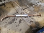 Глушитель Шевроле Кобальт с B15D2 - Резонатор 94733768, - БУ