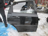 Дверь задняя правая Шевроле Лачетти Хэтчбек 96547908 голая - БУ Черная V117