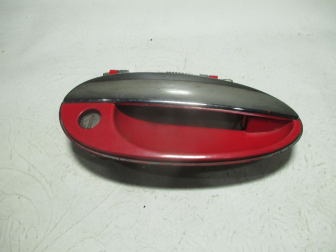 Ручка двери передней правой наружная 96323384 FR 96314597 Дэу Матиз - Красная и Хром - под ключ - БУ