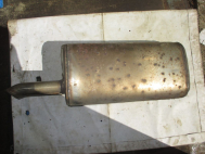 Глушитель Шевроле Авео Т300 задняя часть глушителя 95483684, 96858623 Хэтчбек L0-82, - БУ