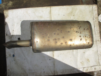 Глушитель Шевроле Авео Т300 задняя часть глушителя 95483684, 96858623 Хэтчбек L0-82, - БУ