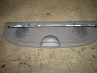 Полка багажника Шевроле Ланос задняя 96490084, 96490083 под динамики ковровая со Стоп-сигналом, - БУ