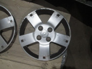 Колпак колесного диска Шевроле Авео Т200 R14 96452296 - 5-ть лучей Крест - БУ - под гайки - БУ царап