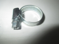 Хомут 12*22 червячный 12-22-9 мм сталь-нержавейка, -Китай