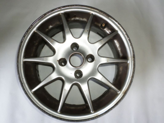 Диск литой R15 6JX15H2 E42 PCA4x100 DIA56 35156042B8 96653145 алюминиевый - 10 лучей К-12- N-1 - БУ